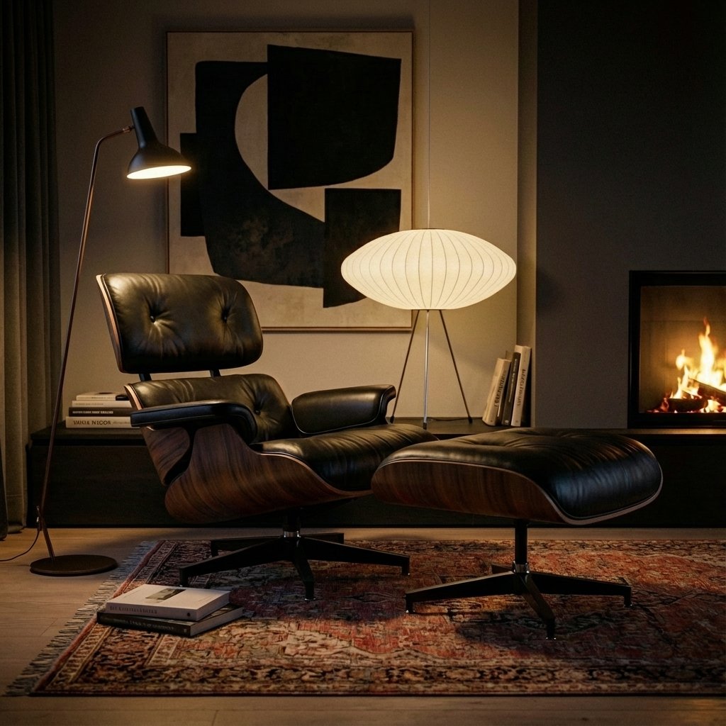 Eames Lounge Chair view 2