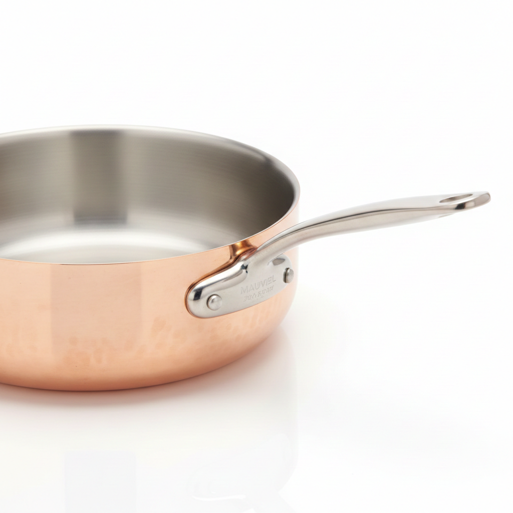 M'Heritage 150 CI Copper Frying Pan Set view 3